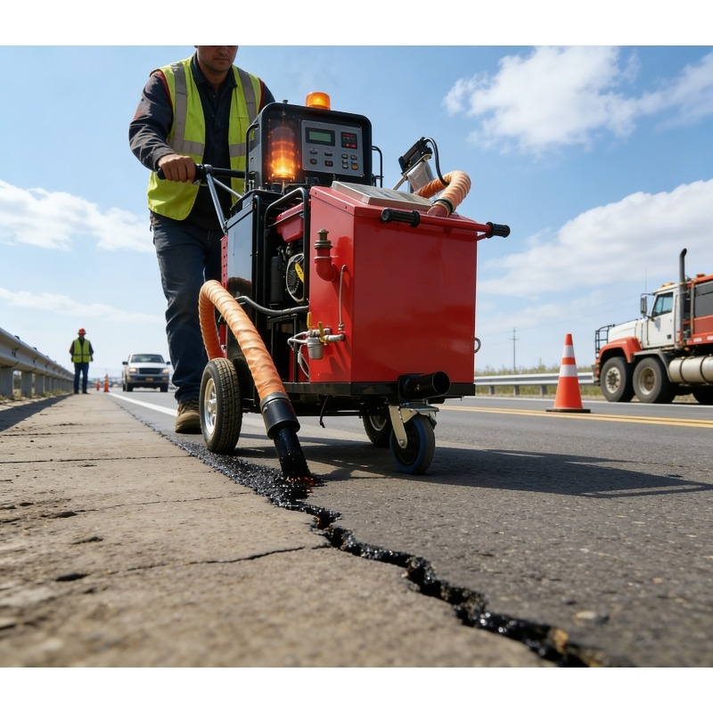 Road Crack Sealing Machine - Гидравлическая автоматическая машина для герметизации трещин