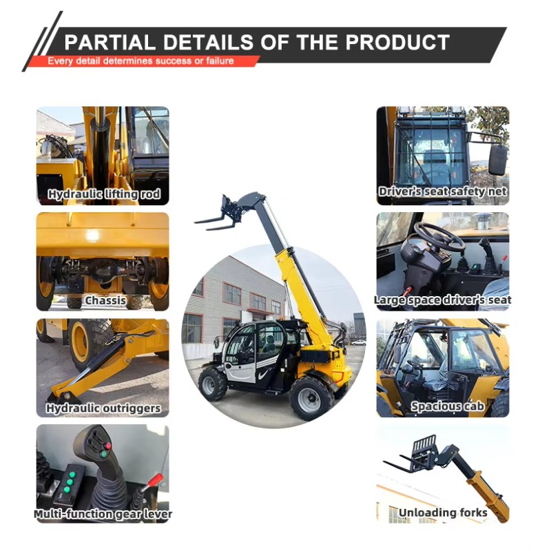 Telescopic Handler Boom - Китайский бренд телескопического погрузчика с дизельным
