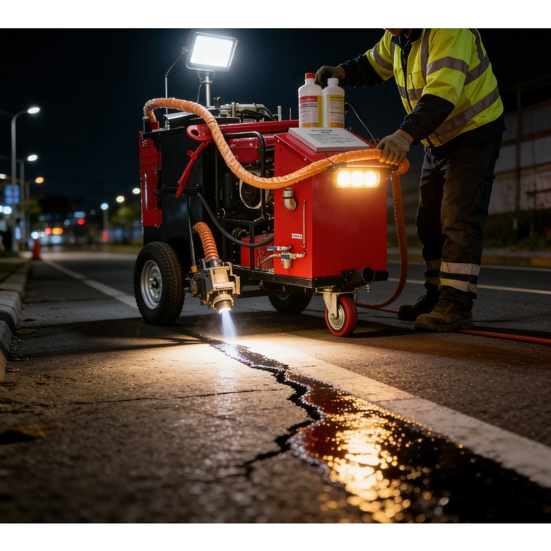Road Crack Sealing Machine - Высокоэффективная машина для герметизации трещин в
