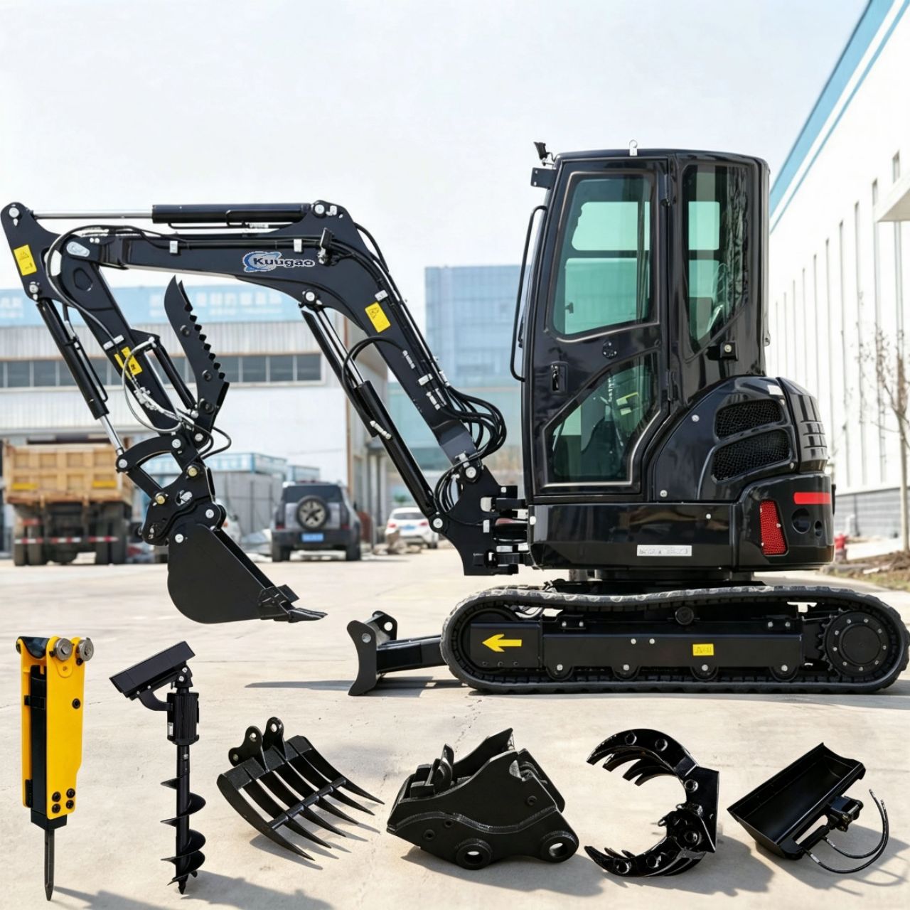 Tractor Backhoe - Мини-экскаватор 1.8 т, 1.2 т, 1.6