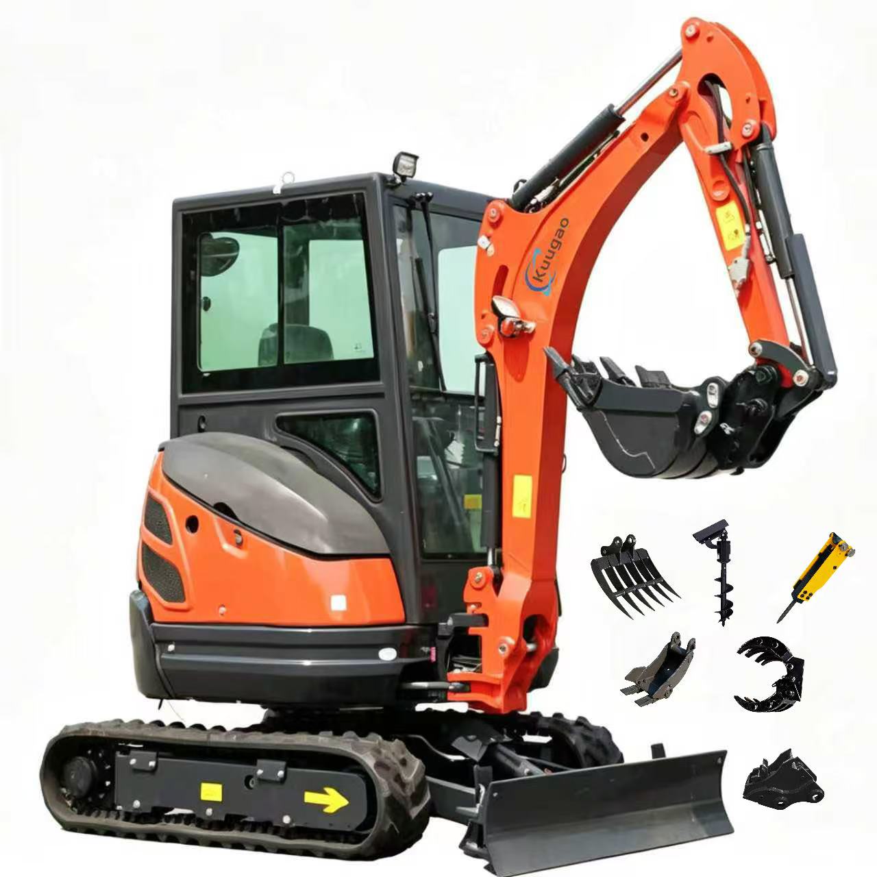 Tractor Backhoe - Мини-экскаватор 2-2,5 тонны с настраиваемым двигателем