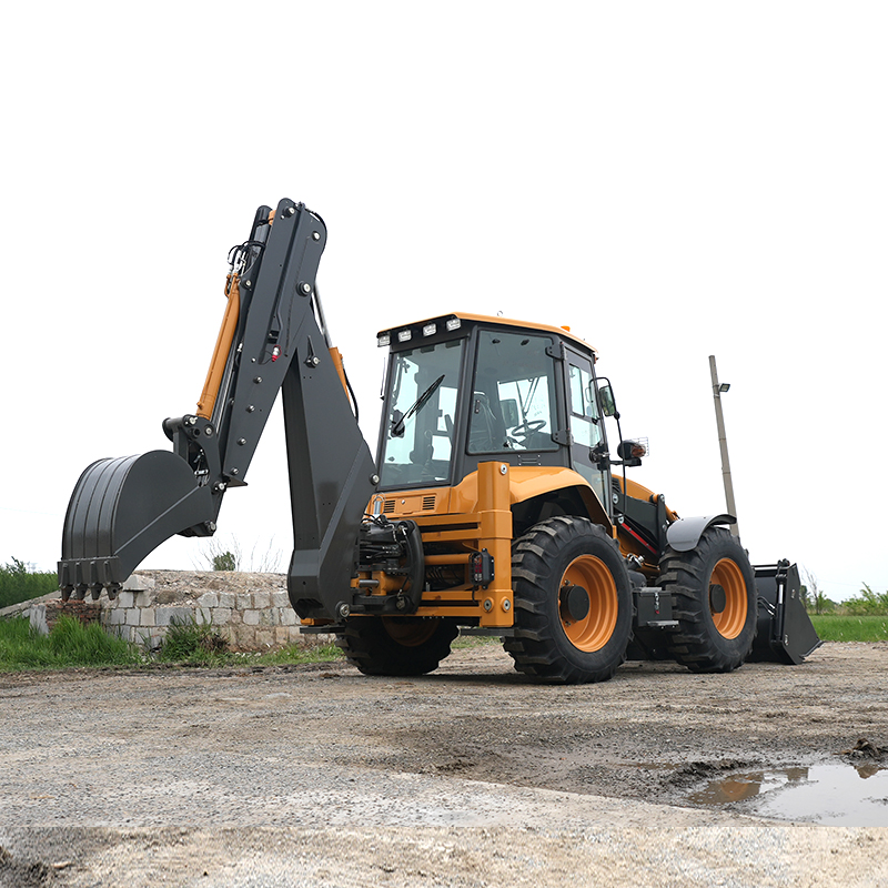 Экскаватор-погрузчик с глубоки – обзор и цена Tractor Backhoe