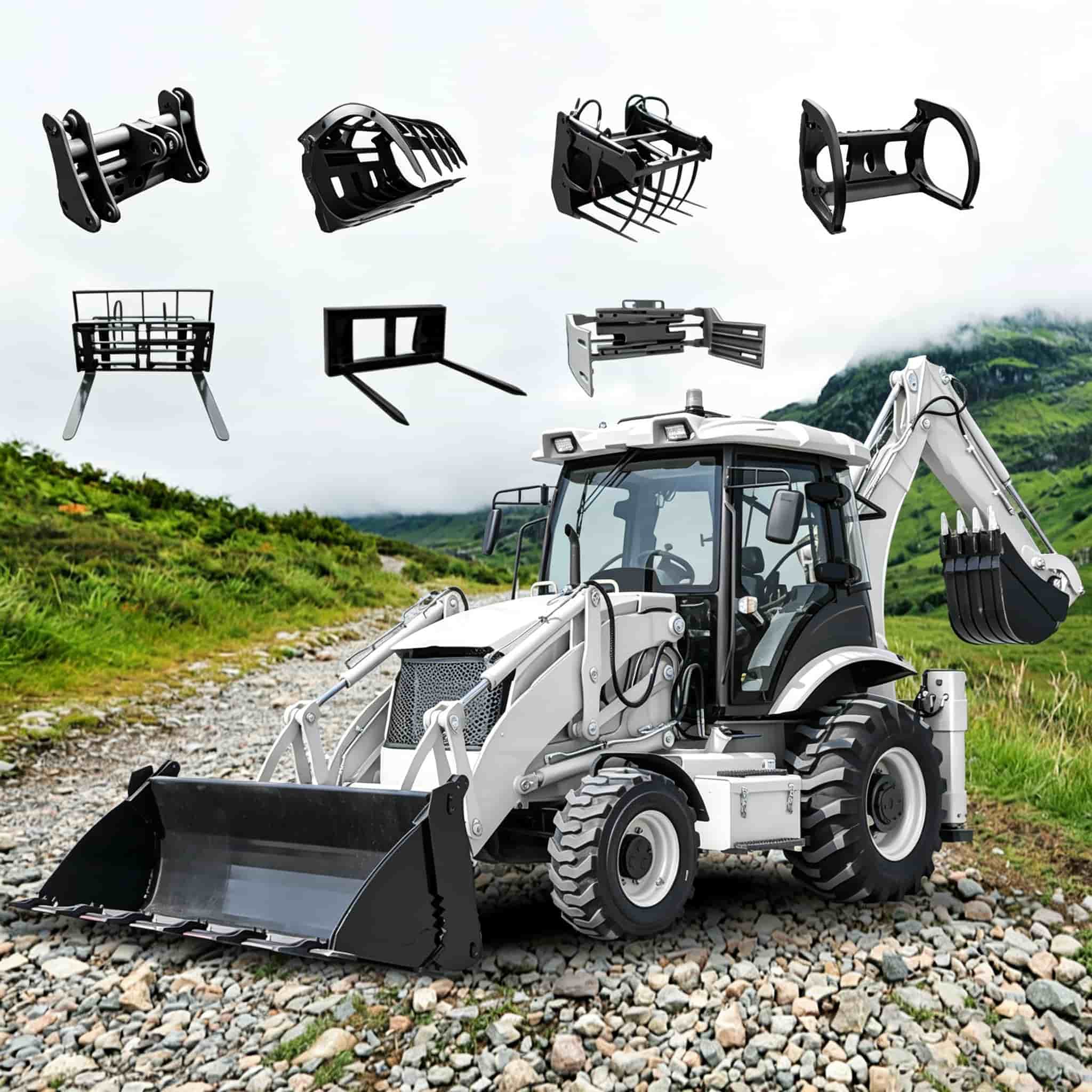 Экскаватор-погрузчик 40-30C с  – обзор и цена Tractor Backhoe