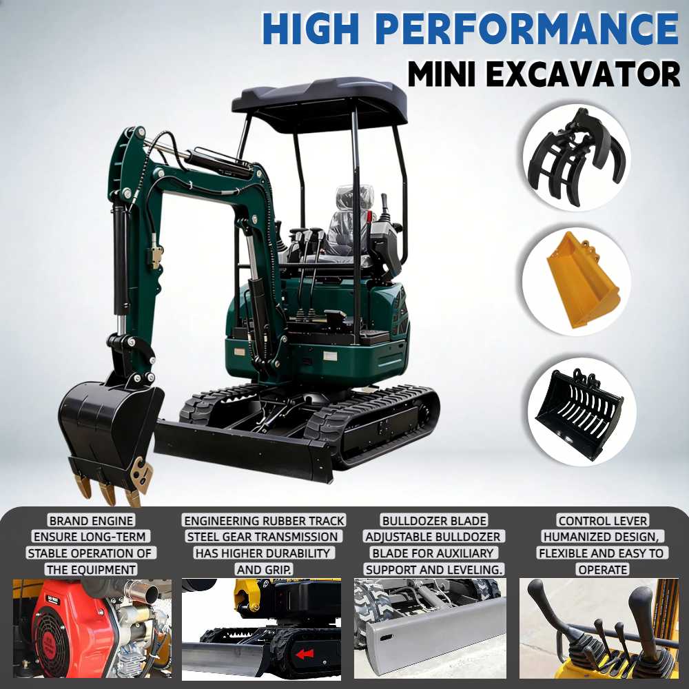 Многофункциональный мини-экска – обзор и цена Tractor Backhoe